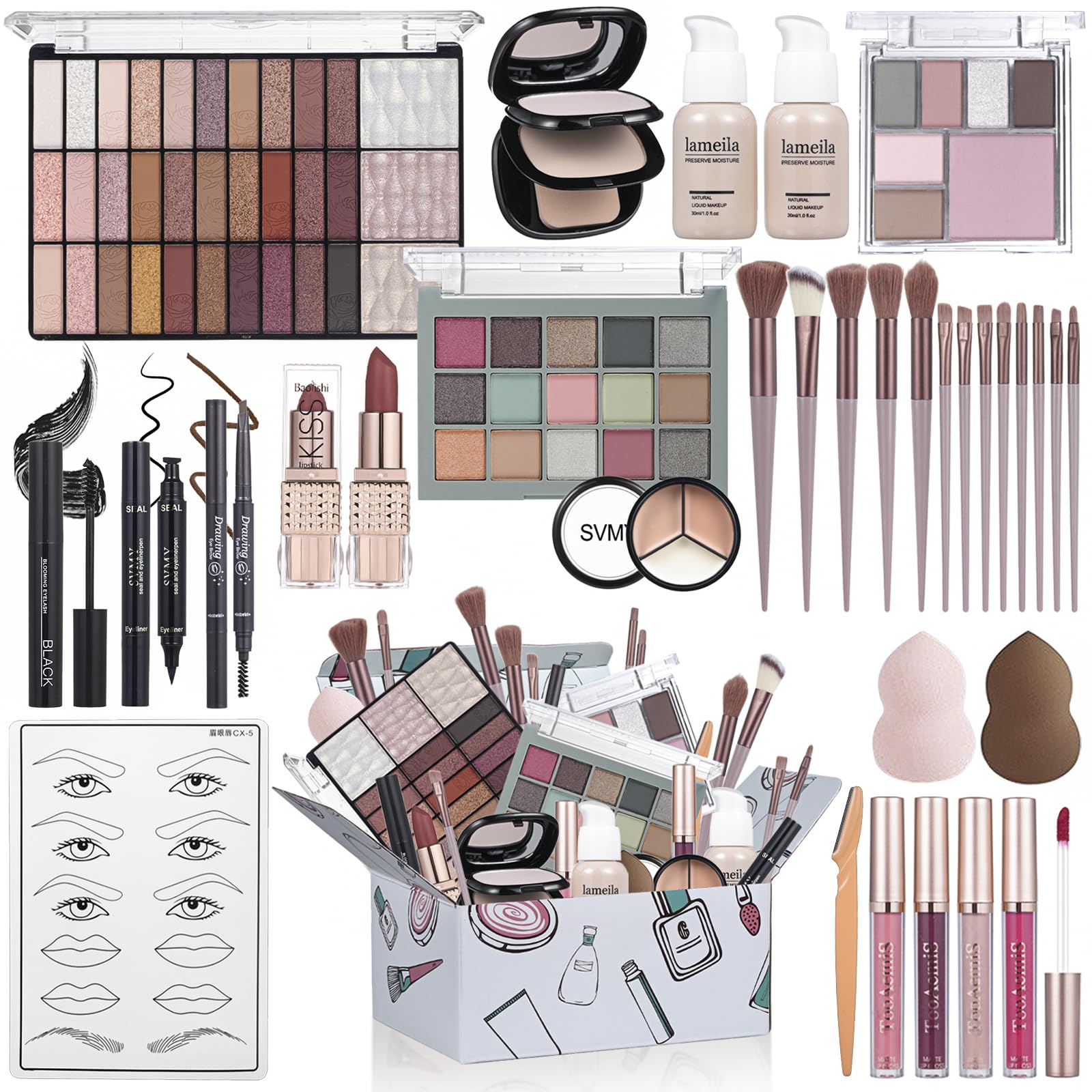 Amazon.com : All in One Makeup Kit for Women Full Kit, Makeup Gift